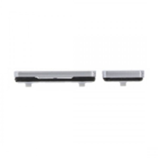 Bouton power et volume pour Samsung Galaxy S22 5G/S22+ 5G Argent 2pcs in one set