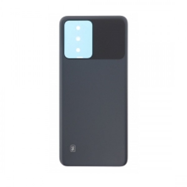 Vitre arrière (cache batterie) avec Adhésif pour Xiaomi Poco X5 Noir