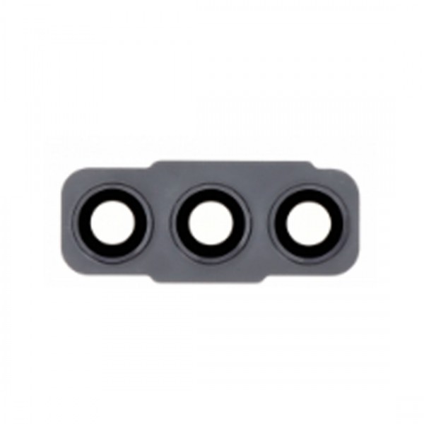 Lentille en verre caméra arrière pour Samsung Galaxy S21 FE 5G G990 Noir