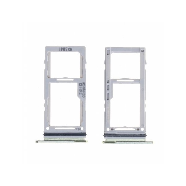 Tiroir SIM + SD pour Samsung Galaxy S10 / S10e / S10 + Vert Prisme