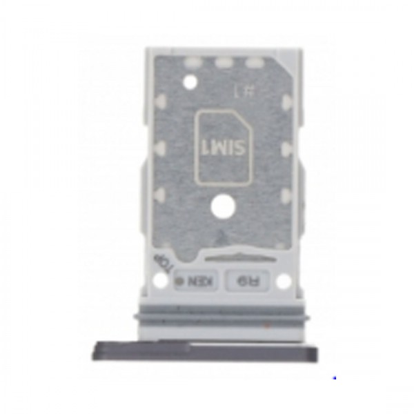 Tiroir carte sim pour Samsung Galaxy S21 FE 5G G990 Double Carte Noir