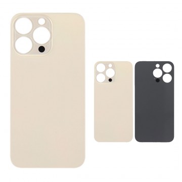 Vitre arrière iPhone 13 Pro or logo + ce