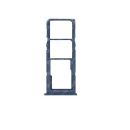 Tiroir Double SIM PREMIUM pour Samsung Galaxy M22 - Bleu