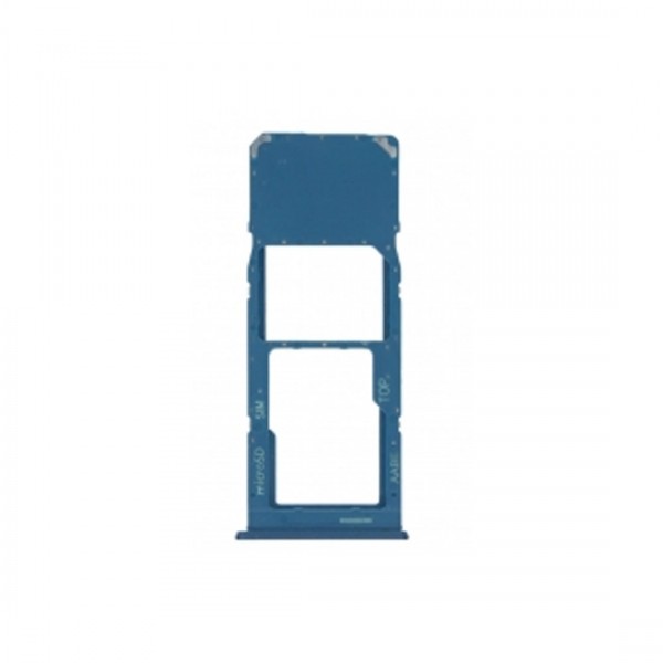 Tiroir carte  sim pour Samsung Galaxy A12 Nacho/A12s A127 Simple sim Bleu