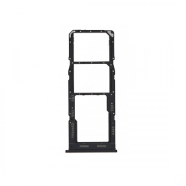 Tiroir sim pour Samsung Galaxy A12 Nacho/A12s A127 Double sim Black