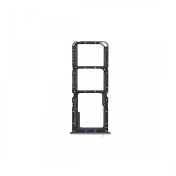 Tiroir carte sim pour Realme X2 Double Sim argenté