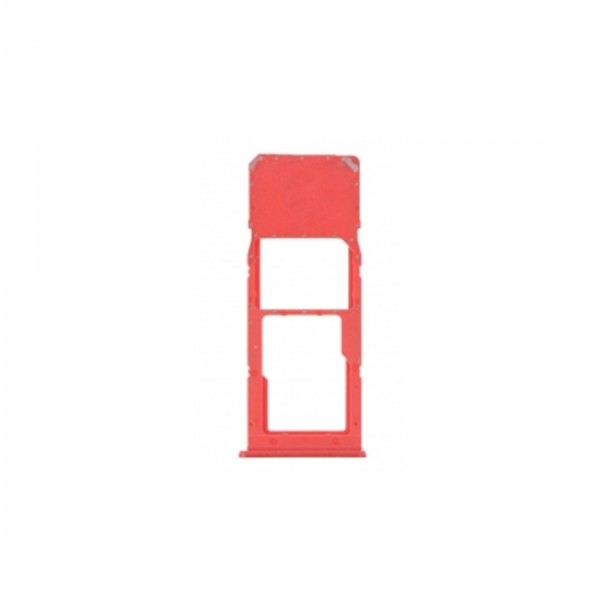 Tiroir carte sim pour Samsung Galaxy A12 Simple sim Rouge