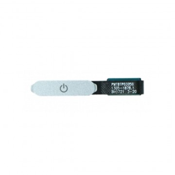 Bouton power & Lecteur d'empreinte (Fingerprint) pour Sony Xperia XZ Premium Argenté