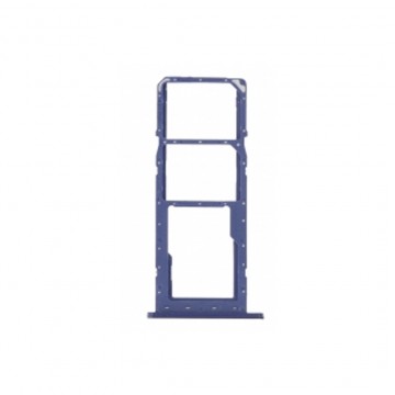Tiroir carte sim pour Samsung Galaxy A03 A035 Double sim Bleu