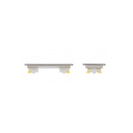 Bouton Power ON/OFF Volume pour Samsung Galaxy A33 5G A336 Argent 2pcs in one set