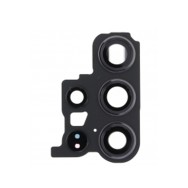 Lentille en verre caméra arrière pour Samsung Galaxy S23 Ultra Noir