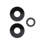 Lentille caméra arrière pour Xiaomi Redmi Note 12 Pro+ 5G Noir 3pcs in one set