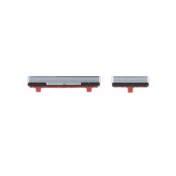 Bouton Power ON/OFF Volume pour Samsung Galaxy S21 5G Argenté