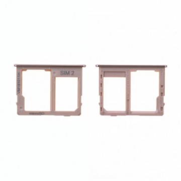 Double Tiroir Sim + SD pour Samsung Galaxy J4+ / J6+ (2018) Or / Gold