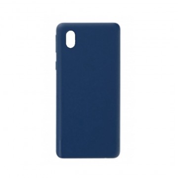 Vitre arrière (cache batterie) pour Samsung Galaxy A01 Core Bleu