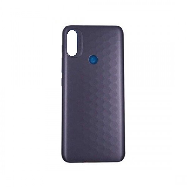 Vitre arrière (cache batterie) avec adhésif pour Motorola Moto E20 Gris