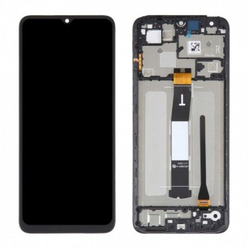 Ecran LCD + Vitre tactile sur châssis pour redmi 12C Noir + Outils