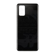 Vitre arrière galaxy s20 noir logo + ce