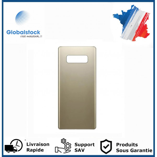 Vitre arrière samsung galaxy note 8 or logo + ce