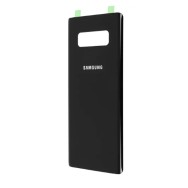 Vitre arrière samsung galaxy note 8 noir logo + ce