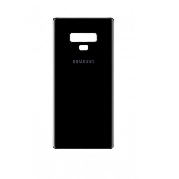 Vitre arriere samsung galaxy note 9 noir logo + ce
