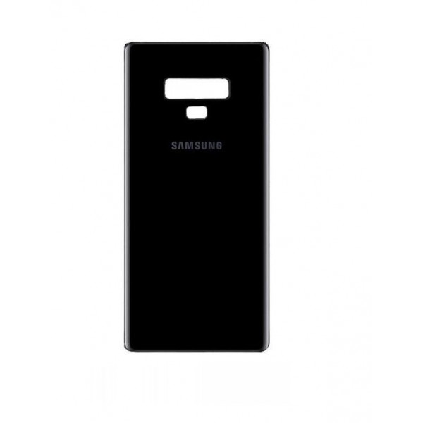 Vitre arriere samsung galaxy note 9 noir logo + ce