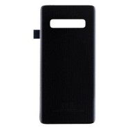 Vitre arrière galaxy s10 noir logo + ce