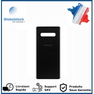 Vitre arrière galaxy s10 plus noir logo + ce