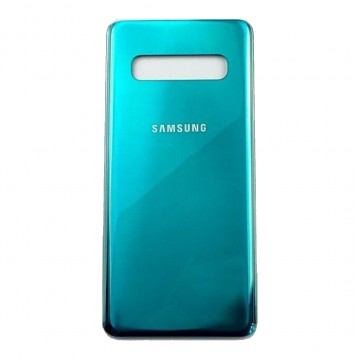 Vitre arrière galaxy s10 plus vert logo + ce