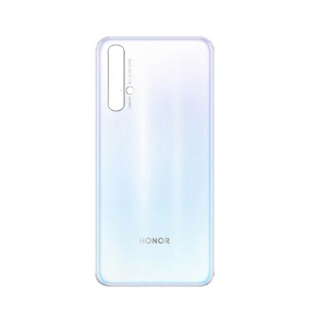 Vitre arrière (cache batterie) avec adhésif pour Huawei Honor 20 Pro Blanc