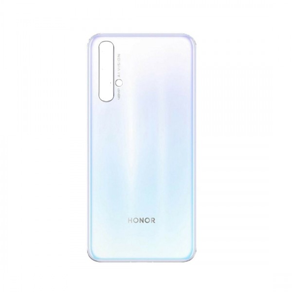 Vitre arrière (cache batterie) avec adhésif pour Huawei Honor 20 Pro Blanc