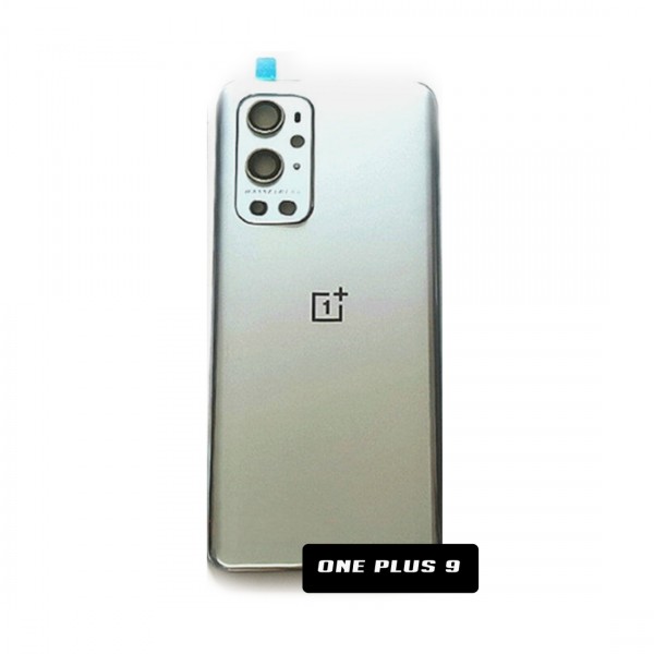 Vitre arrière ( Cache batterie) avec lentille pour Oneplus 9 Gris