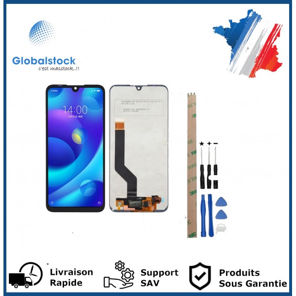Ecran LCD + vitre tactile pour Xiaomi MI PLAY Noir + outils