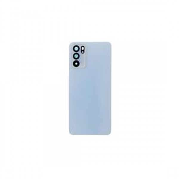 Vitre arrière ( Cache batterie) avec lentille+adhésive pour Oppo Reno6 5G CPH2251 Bleu