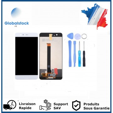 Ecran LCD + Vitre tactile pour Huawei P10 Plus Blanc  + outils