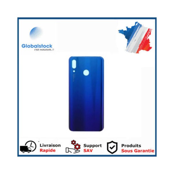 Vitre arrière (cache batterie) pour Huawei Nova 3 Iris Violet