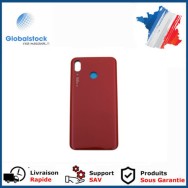 Vitre arrière (cache batterie) pour Huawei Nova 3 Rouge + Logo