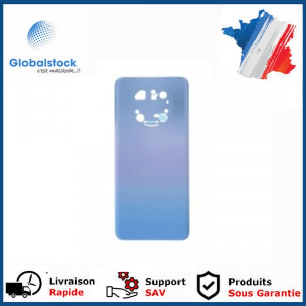 Vitre arrière ( Cache batterie) avec adhésive pour Huawei nova Y90 Bleu