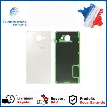 Vitre arrière SAMSUNG A7 2016 (A710F) Blanc - Envoi gratuit 24h
