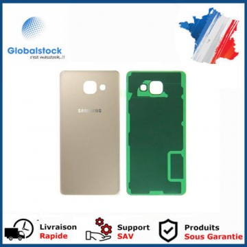 Vitre arrière SAMSUNG A7 2016 (A710F) Or - Envoi gratuit 24h