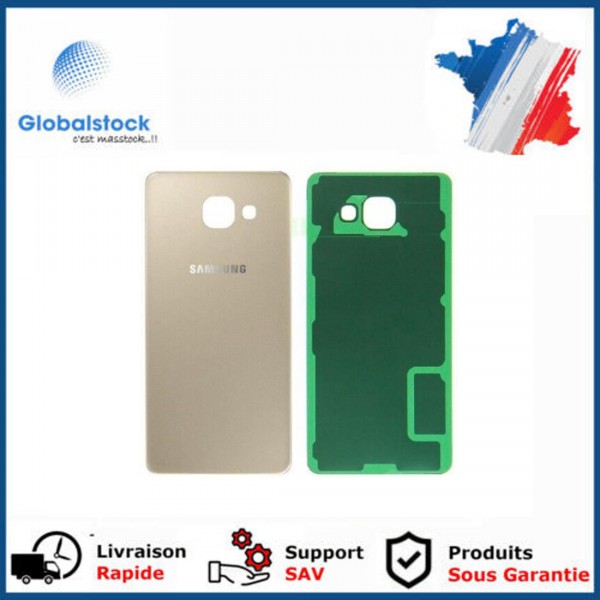 Vitre arrière SAMSUNG A7 2016 (A710F) Or - Envoi gratuit 24h
