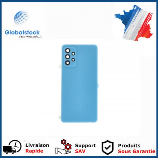 Vitre arrière Samsung Galaxy A72 A72 5G Bleu - Envoi gratuit 24h
