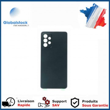 Vitre arrière Samsung Galaxy A72 A72 5G Noir - Envoi gratuit 24h