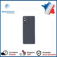 Vitre arrière Samsung Galaxy A73 5G Gris avec lentille caméra