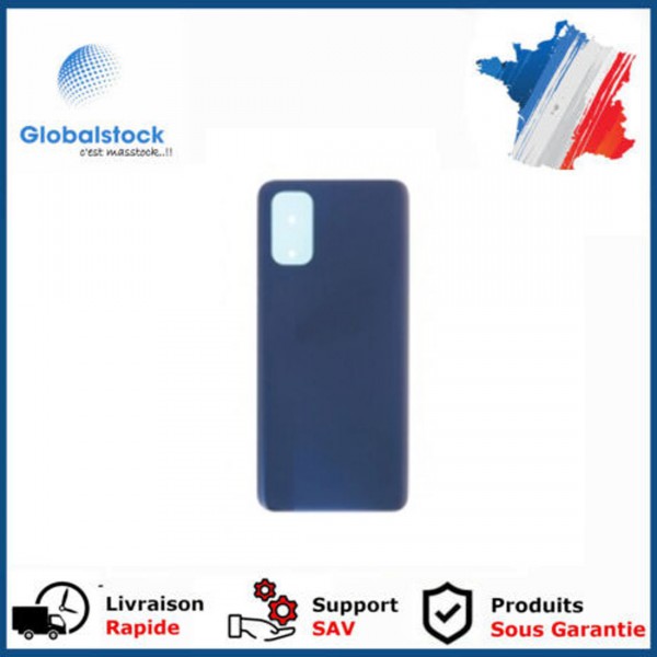 Vitre arrière Realme 7 Pro Bleu - Envoi gratuit 24h