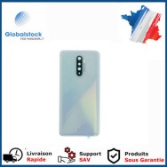 Vitre arrière ( Cache batterie) avec lentille+adhésive pour Realme X2 Pro Blanc