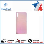 Vitre arrière (cache batterie) avec Adhésif pour Huawei P20 Pro Rose + Logo