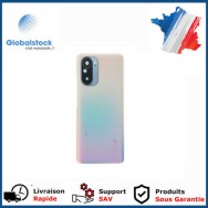 Vitre arrière Xiaomi Mi 11i Argent avec lentille caméra