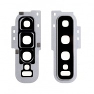 Lentille caméra arrière pour Samsung Galaxy S10 G973F Blanc prisme