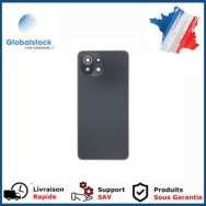 Vitre arrière avec lentille+adhésive pour Xiaomi Mi 11 Lite 5G/11 Lite 5G NE Noir